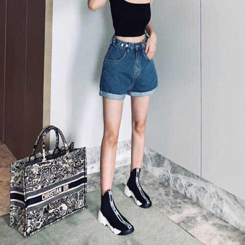 디올 테크니컬 니트 F. TWO POINT ZERO 하이탑 스니커즈 M50063 블랙