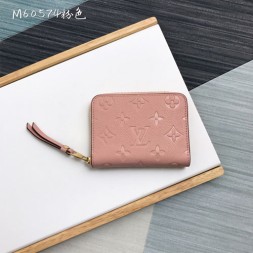 루이비통 앙프렝뜨 지퍼 카드지갑  M60574 핑크