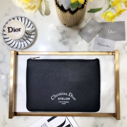 디올 남여공용 가죽 클러치백 M1289 블랙