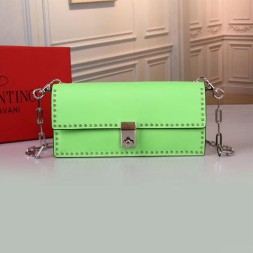 발렌티노 신상 클러치 숄더백 MW0B0A11VIT 그린 은장