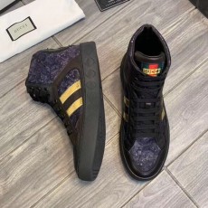 구찌 신상 하이탑 스니커즈 397661 네이비