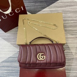 구찌 GG 밀라노 스몰 탑 핸들백 806016-4