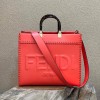 펜디 선샤인 미디엄 쇼퍼백 8BH386 레드