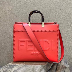 펜디 선샤인 미디엄 쇼퍼백 8BH386 레드