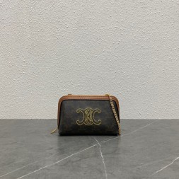 셀린느 트리오페 미니 체인 숄더백 100382-8