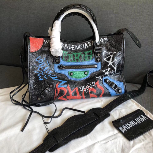 발렌시아가 그라피티 클래식 시티 스몰 084669(수입 양가죽)