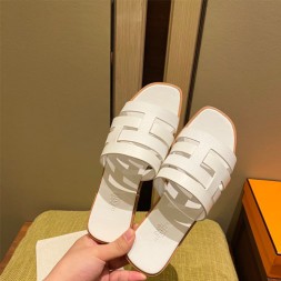 에르메스 여성용 신상 슬리퍼 H35105 화이트