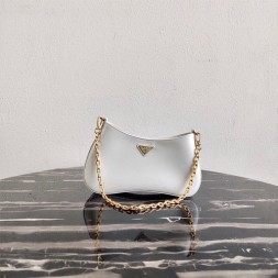 프라다 체인 숄더백 1BC148 화이트