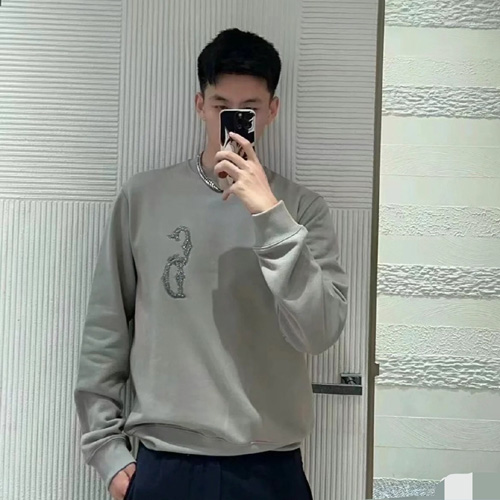 디올 남여공용 맨투맨 D84324 그레이