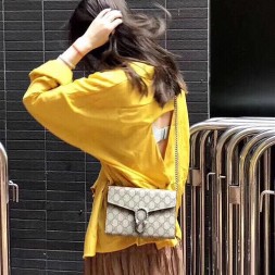 구찌 GG 수프림 디오니서스 숄더 체인월릿 401231