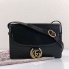 구찌 스몰 가죽 숄더백 ‎589474 블랙