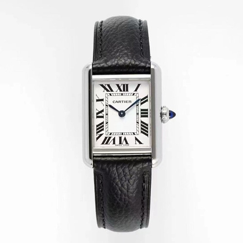 [ AF ] 까르띠에 탱크 머스트 실버 스몰  W7100088