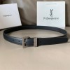 입생로랑 신상 벨트 Ysl9007  블랙  메탈