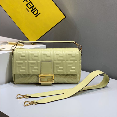 펜디 바게트 라지 8BR771 옐로우