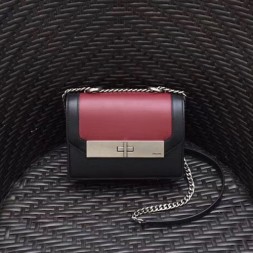 프라다 신상 가죽 숄더백 1BD156 블랙&버건디