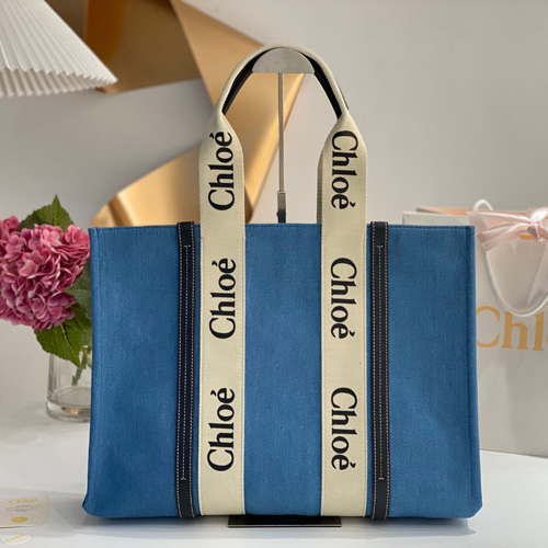 끌로에 우디백 45331 라지 블루