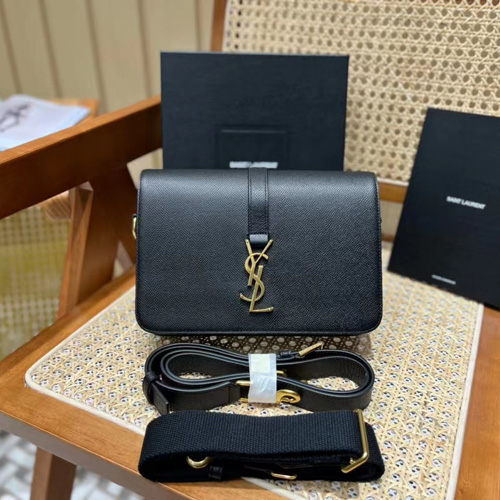 입생로랑 유니버시티 숄더백 416652 블랙