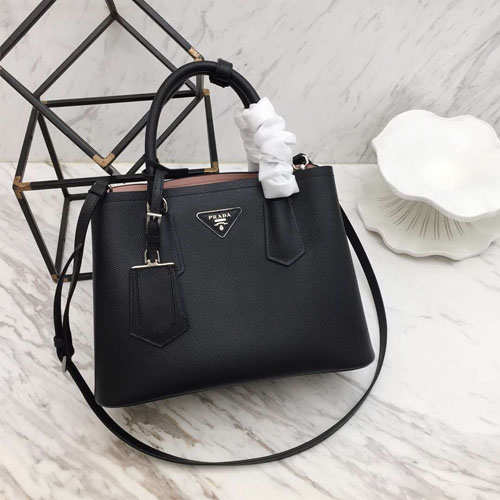 프라다 신상 사피아노 두블레백 1BG887 블랙