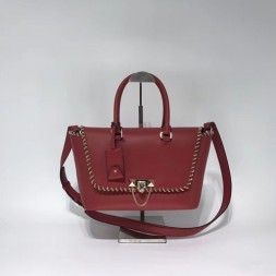 발렌티노 18S/S 스몰 데미룬 더블 핸들백 NW0B0A47 레드