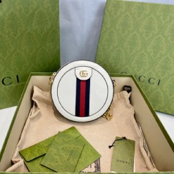 구찌 오피디아 미니 라운드 숄더백 550618 화이트