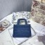 디올 오블리크 미니북 토트백 M1271 연블루
