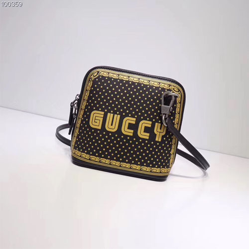 구찌 프린트 미니 숄더백 511189 블랙