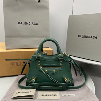 발렌시아가 NEO CLASSIC 미니 탑 핸들 백 638524 그린