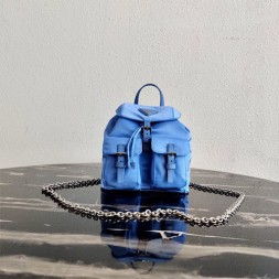 프라다 나일론 미니 백팩 1BH029 블루