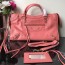 발렌시아가 클래식 라지 시티백 432832 금장 핑크