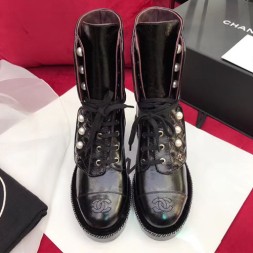 샤넬 쇼트 부츠 G34132  블랙