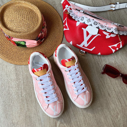 루이비통 타임 아웃 스니커즈 1A58AI 핑크