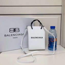 발렌시아가 쇼핑 토트백 XXS 5551400 화이트