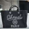  샤넬 라지 도빌백 AS2328 블랙