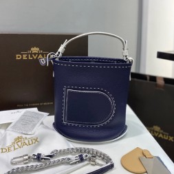 델보 핀 미니 버킷백 AA201020-1 블루