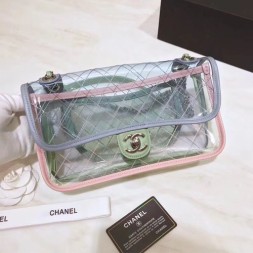 샤넬 18S/S 신상 투명 플랩백 A57409