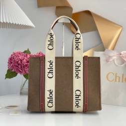 끌로에 우디백 F37440 펠트 미디엄 브라운