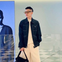 프라다 남여공용 청자켓 3A583