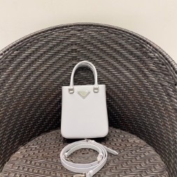 프라다 브러쉬드 레더 스몰 토트백 1BA331-5