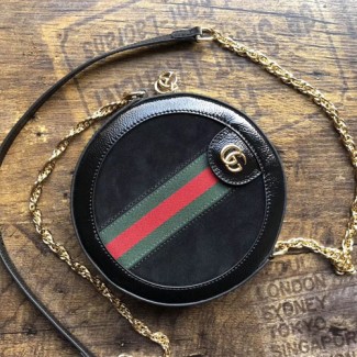 구찌 오피디아 미니 라운드 숄더백 550618 블랙(특급제작)