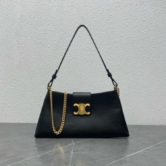 셀린느 트리오페 가죽 파우치 숄더백 113673