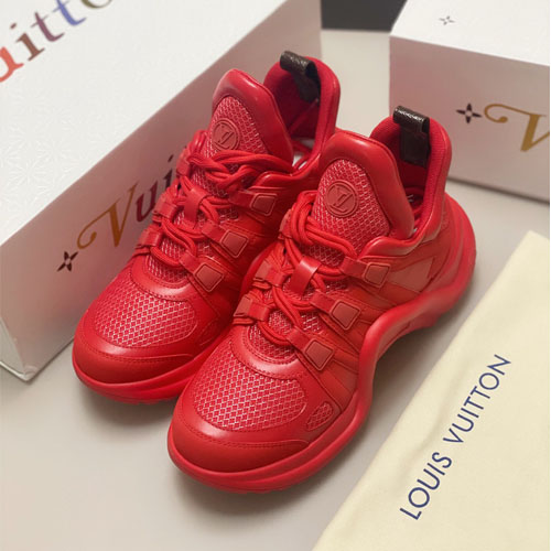 루이비통 여성용 신상 스니커즈 M0333 레드