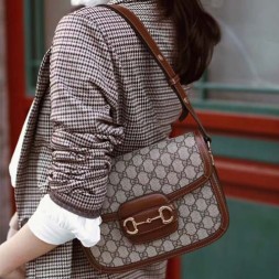 구찌 1955 홀스빗 핸드백 602204 브라운