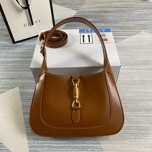 구찌 재키 1961 스몰 호보백 636709 브라운