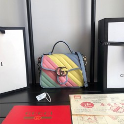 구찌 GG 마몽 미니 탑 핸들 백 547260 멀티