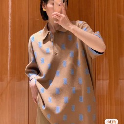 버버리 여성용 반팔 80019176