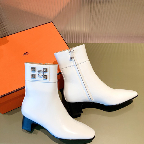 에르메스 여성용 앵글부츠 H35128 화이트