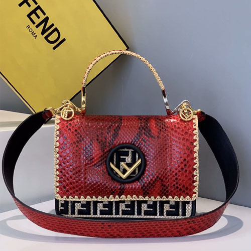 펜디 칸 아이 에프백 8BT285 스네이크