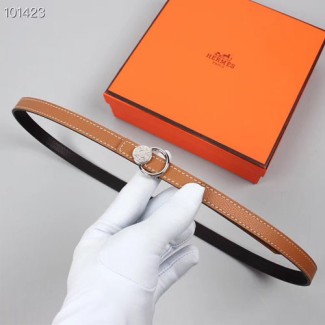 에르메스 여성용 신상 벨트 XTY179 브라운 은장