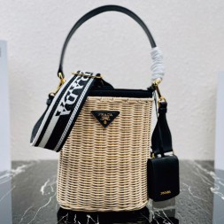 프라다 위커 버킷 숄더백 1BE062-2