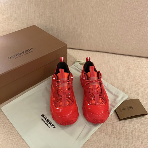 버버리 남여공용 아서 스니커즈 80109644 레드